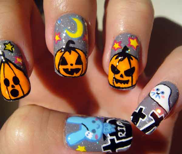 New-ideas-on-accessories-and-costumes-for-Halloween-night-images-decorate-nails-1