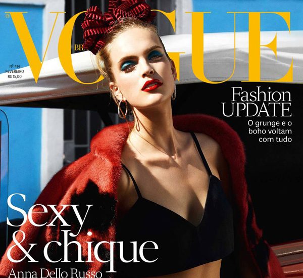 Celebrity news model Mirte Maas on the cover of Vogue Brazil photo 3