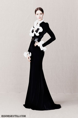 Alexander McQueen new collection fashion fall winter dresses evening