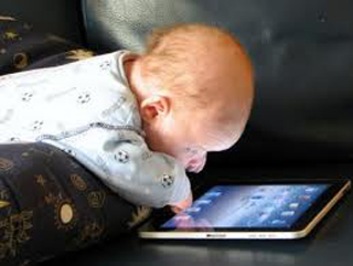 World-new-age-technology-child-under-medical-care-for-iPad