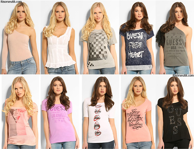 T-shirts Guess spring summer 2014 womenswear