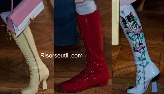 Boots Miu Miu spring summer 2014 womenswear