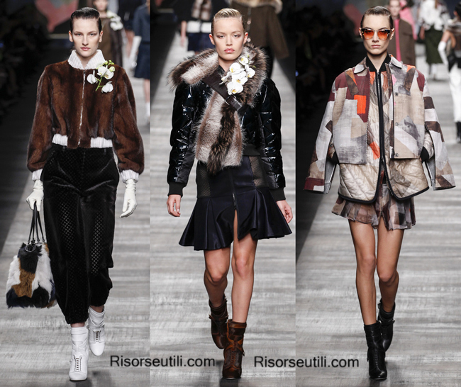 Fashion show accessories Fendi fall winter 2014 2015