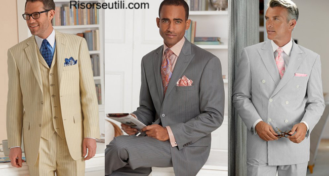 Men suits Paul Fredrick summer 2014