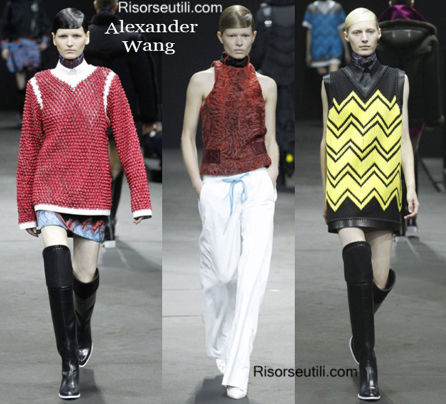 Fashion clothing Alexander Wang fall winter 2014 2015