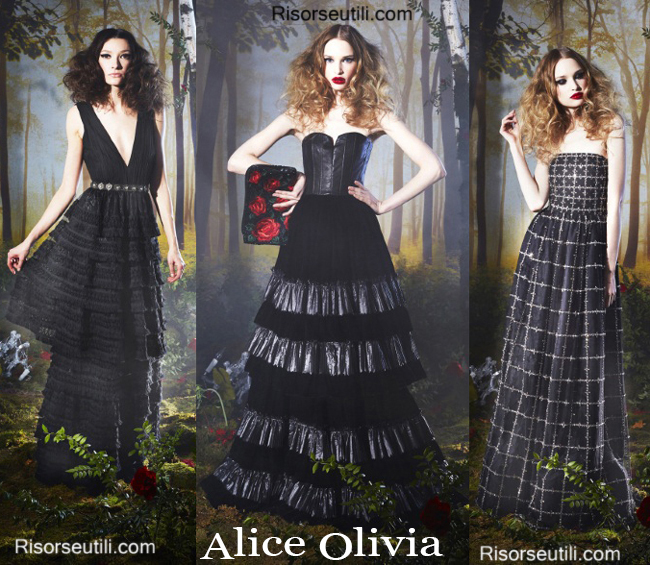 Fashion clothing Alice Olivia fall winter 2014 2015