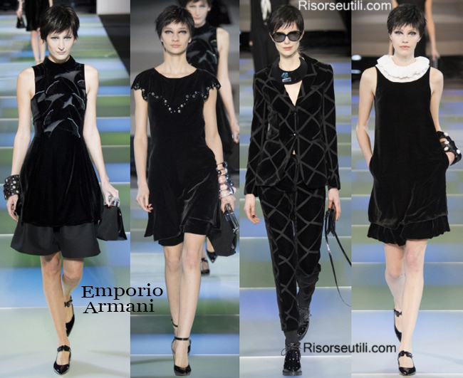 Fashion clothing Emporio Armani fall winter 2014 2015