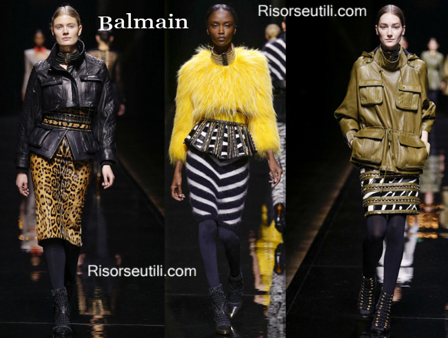 Clothing accessories Balmain fall winter 2014 2015