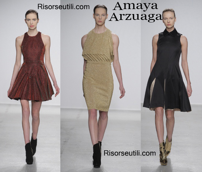 Fashion clothing Amaya Arzuaga fall winter 2014 2015