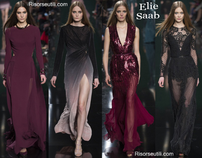 Fashion clothing Elie Saab fall winter 2014 2015