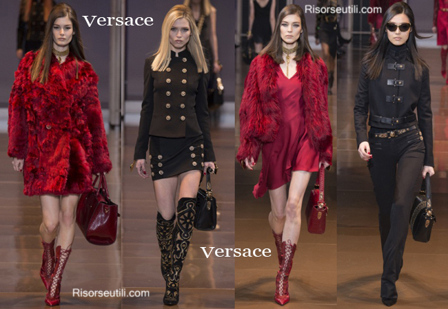 Fashion handbags Versace and shoes Versace