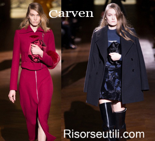 Fashion clothing Carven fall winter 2014 2015 womenswear