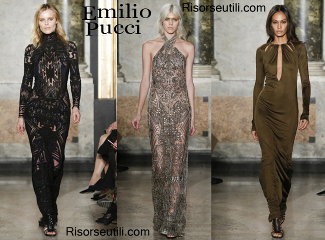 Fashion clothing Emilio Pucci fall winter 2014 2015