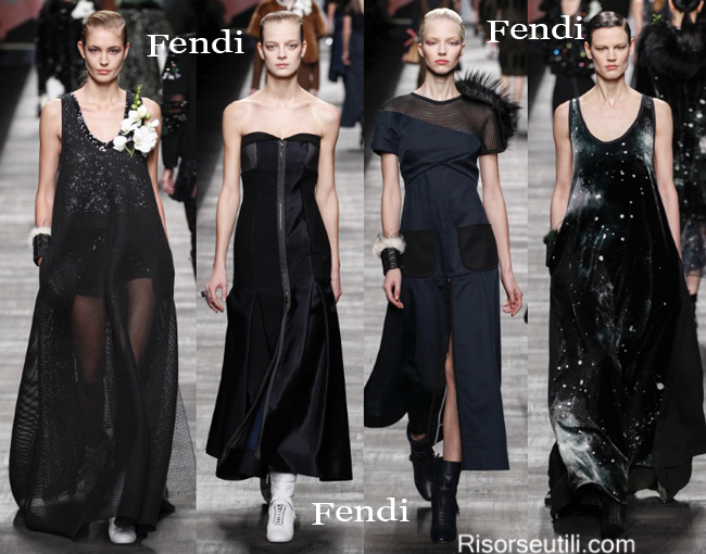 Fashion clothing Fendi fall winter 2014 2015