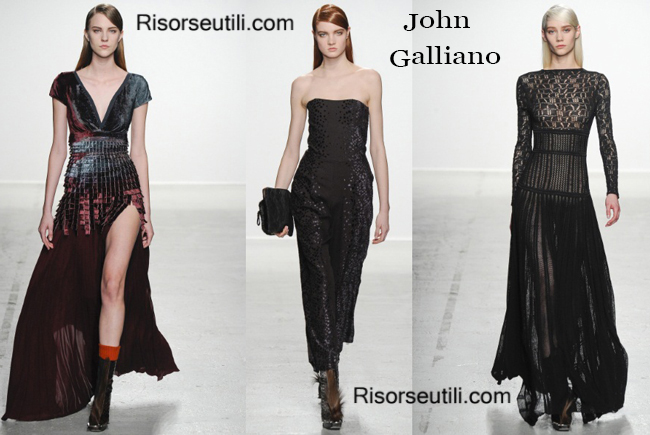 Fashion clothing John Galliano fall winter 2014 2015