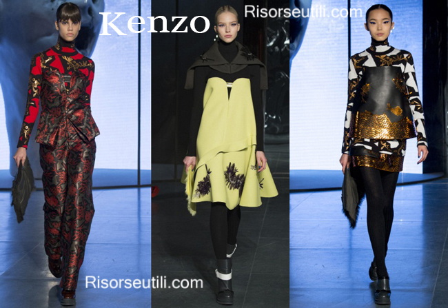 Fashion clothing Kenzo fall winter 2014 2015