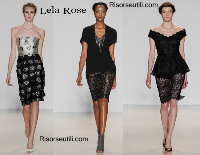 Fashion clothing Lela Rose fall winter 2014 2015