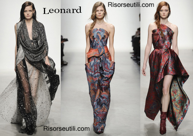 Fashion clothing Leonard fall winter 2014 2015