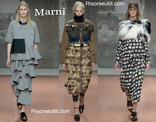 Fashion clothing Marni fall winter 2014 2015