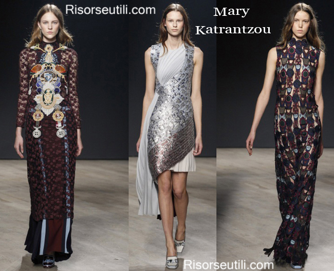 Fashion clothing Mary Katrantzou fall winter 2014 2015