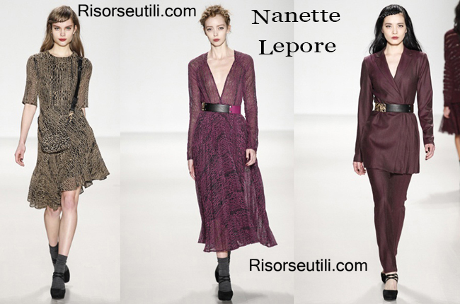 Fashion clothing Nanette Lepore fall winter 2014 2015