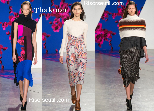 Fashion clothing Thakoon fall winter 2014 2015