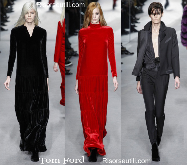 Fashion clothing Tom Ford fall winter 2014 2015