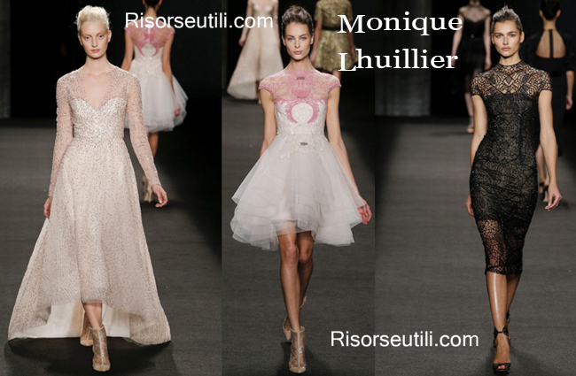 Fashion dresses Monique Lhuillier fall winter 2014 2015