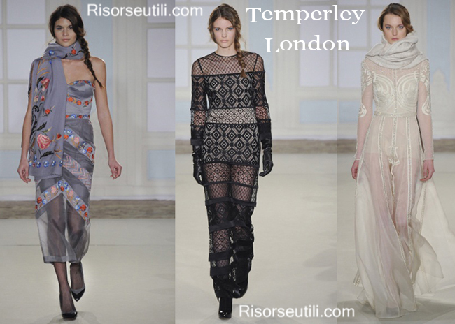 Fashion dresses Temperley London fall winter 2014 2015