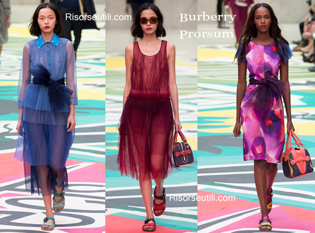 Fashion dresses Burberry Prorsum spring summer