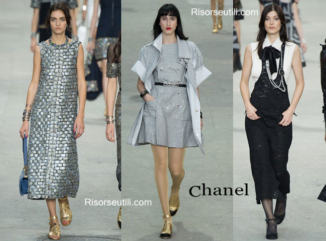 Fashion dresses Chanel spring summer 2015