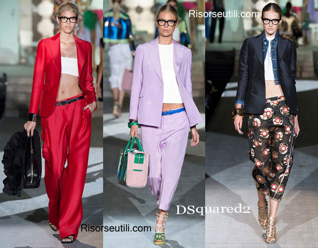 Fashion dresses DSquared2 spring summer 2015