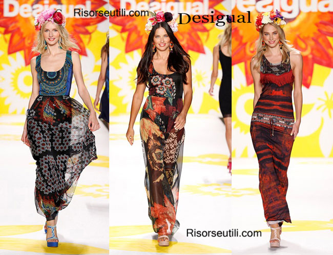 Fashion dresses Desigual spring summer 2015