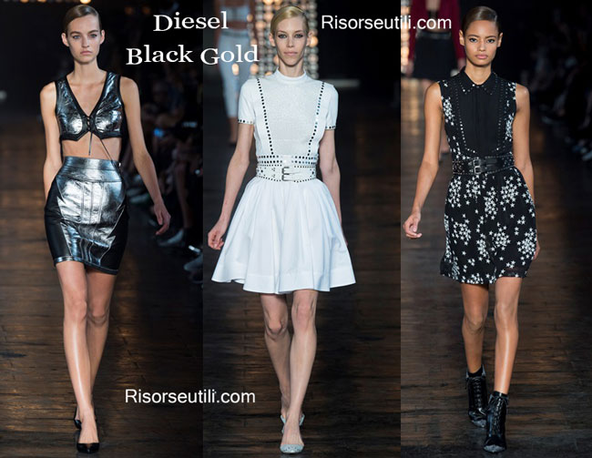 Fashion dresses Diesel Black Gold spring summer 2015