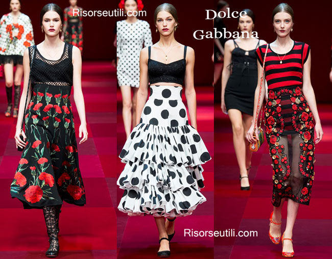 Fashion dresses Dolce Gabbana spring summer 2015