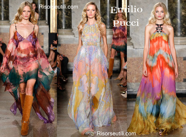 Fashion dresses Emilio Pucci spring summer 2015