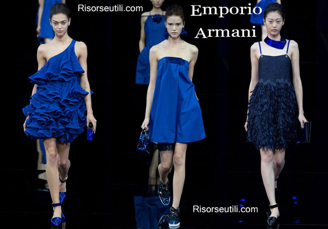 Fashion dresses Emporio Armani spring summer 2015