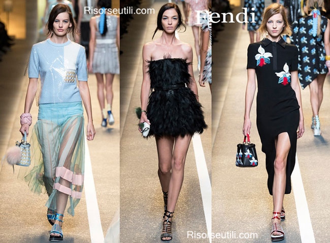 Fashion dresses Fendi spring summer 2015