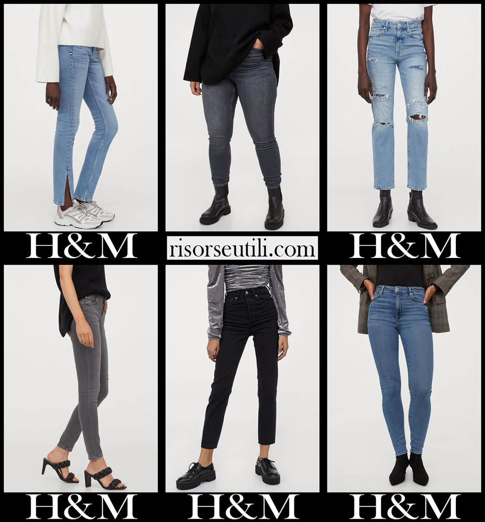New arrivals HM jeans 2021 women's clothing denim