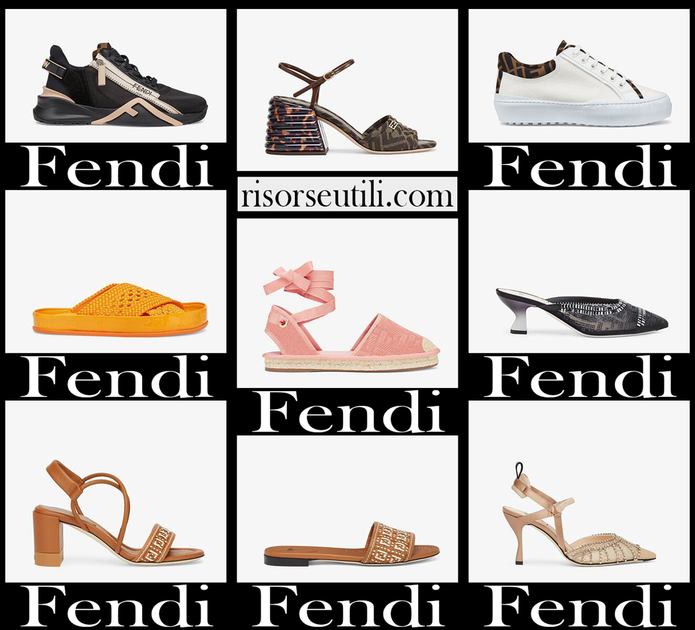 New arrivals Fendi shoes 2021 women's footwear