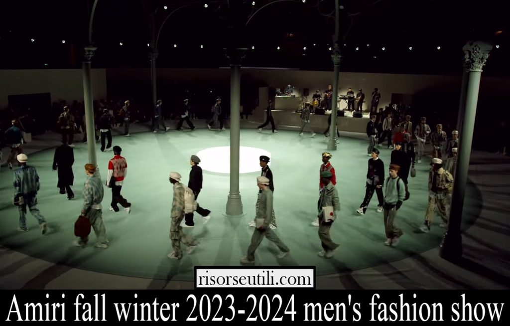 Amiri fall winter 20232024 men's fashion show