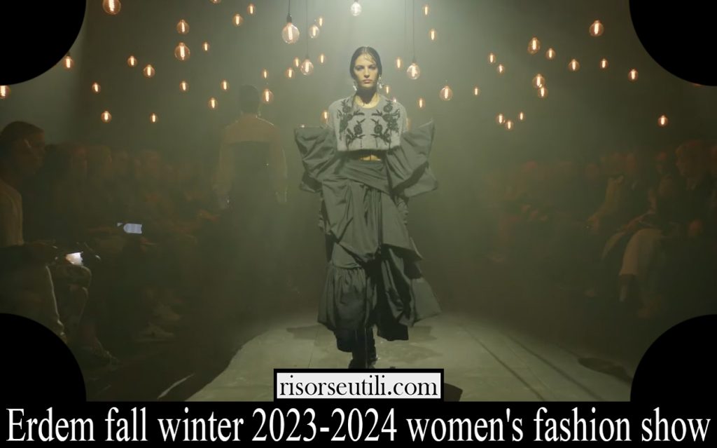 Erdem fall winter 20232024 women's fashion show