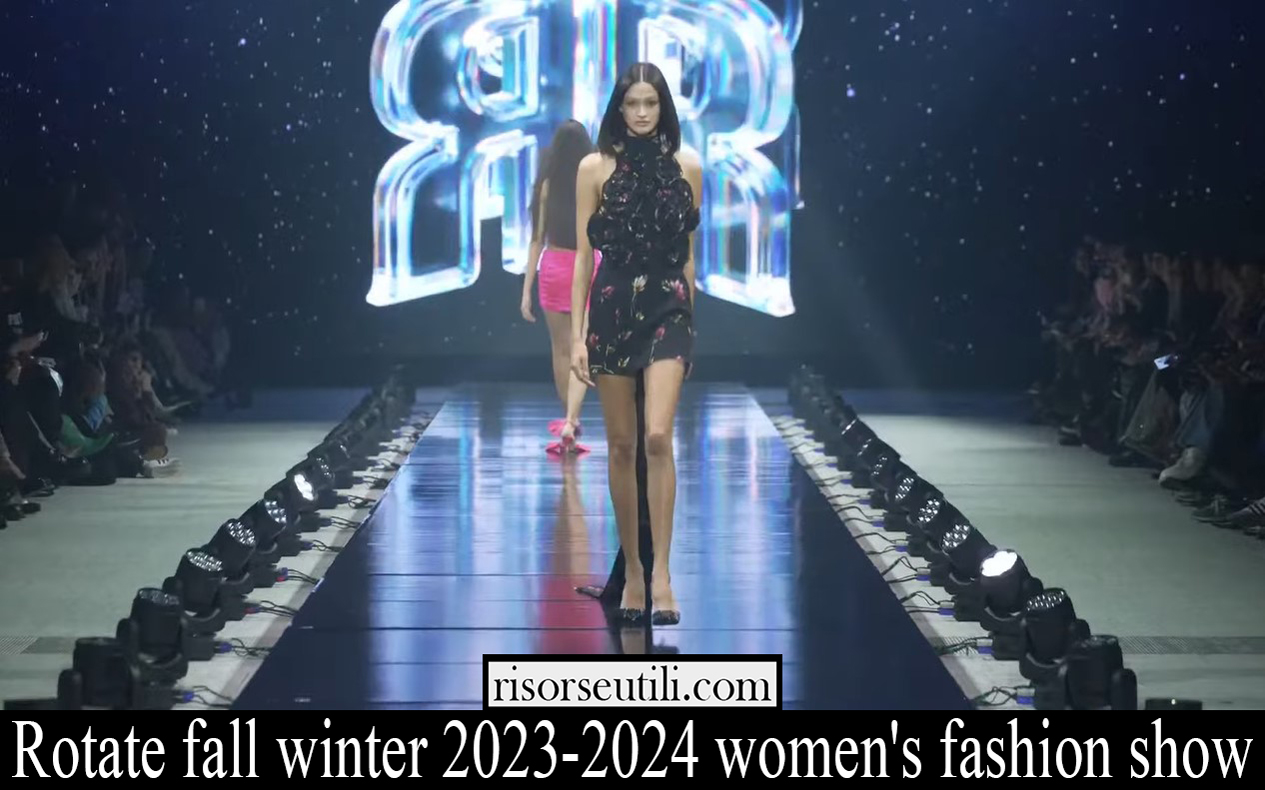 rotate fall winter 2023 2024 womens fashion show