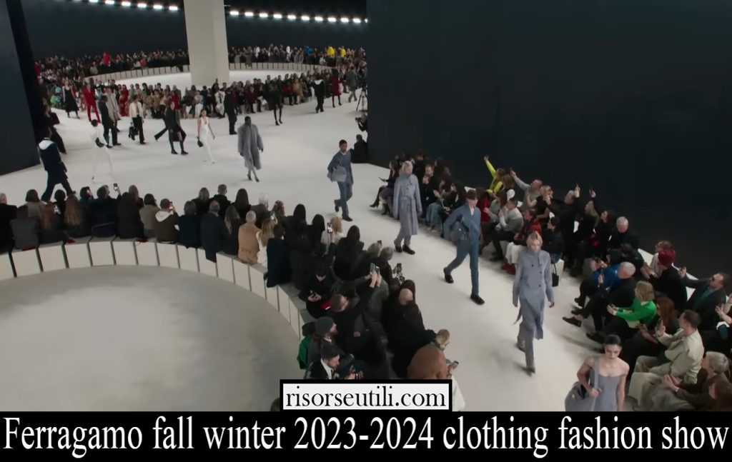 Ferragamo fall winter 20232024 clothing fashion show