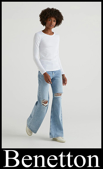 New arrivals Benetton jeans 2023 women's fashion denim 1