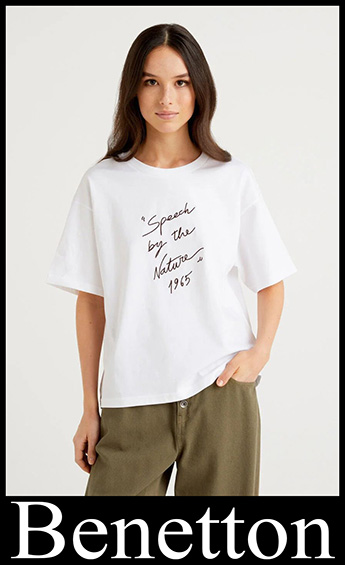 New arrivals Benetton t shirts 2023 women's fashion 10