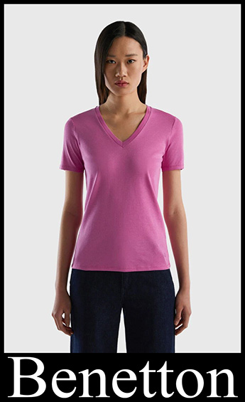 New arrivals Benetton t shirts 2023 women's fashion 2