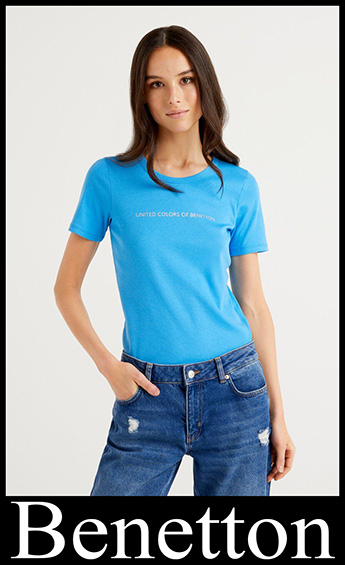 New arrivals Benetton t shirts 2023 women's fashion 4