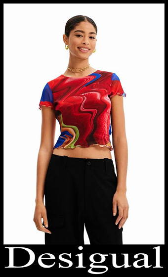 New arrivals Desigual t shirts 2023 women's fashion 3