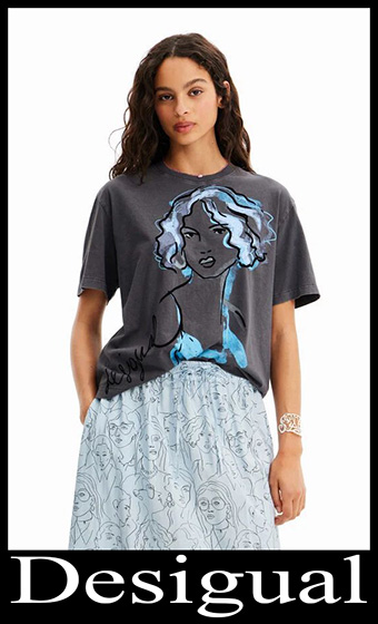 New arrivals Desigual t shirts 2023 women's fashion 5